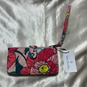 Vera Bradley Pink Floral Women's Wristlet
